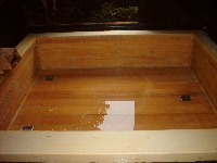 木製浴槽　清掃後